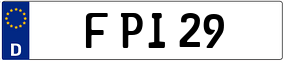 Truck License Plate